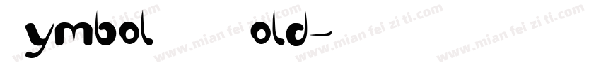 SymbolSSK Bold字体转换